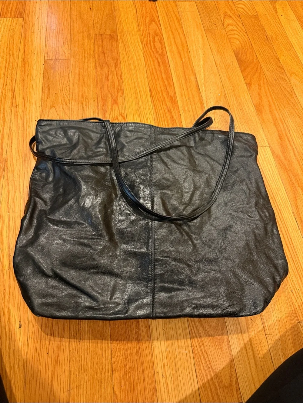 latico Dark BlackLeather Shoulder Tote